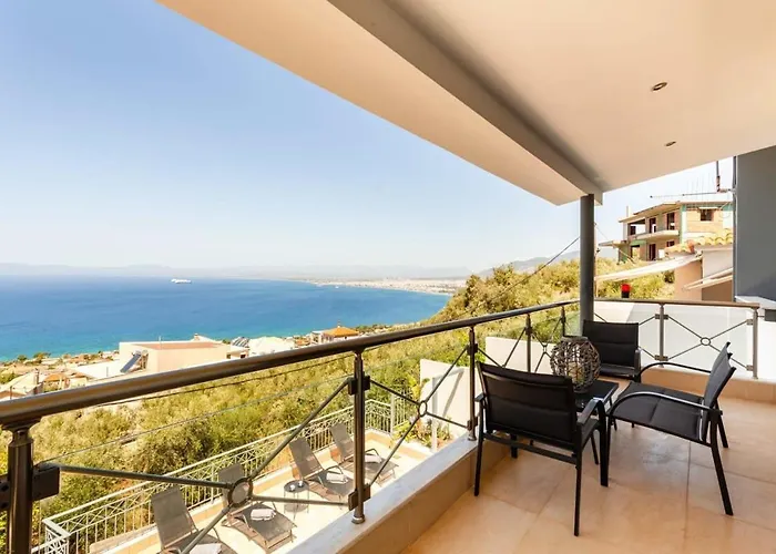 Βίλα Aigli Luxury - Seaview Panoramic Retreat Βέργα Καλαμάτας