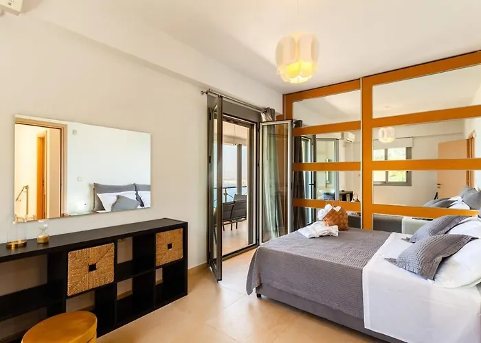 Aigli Luxury - Seaview Panoramic Retreat Vérga Kalamátasz