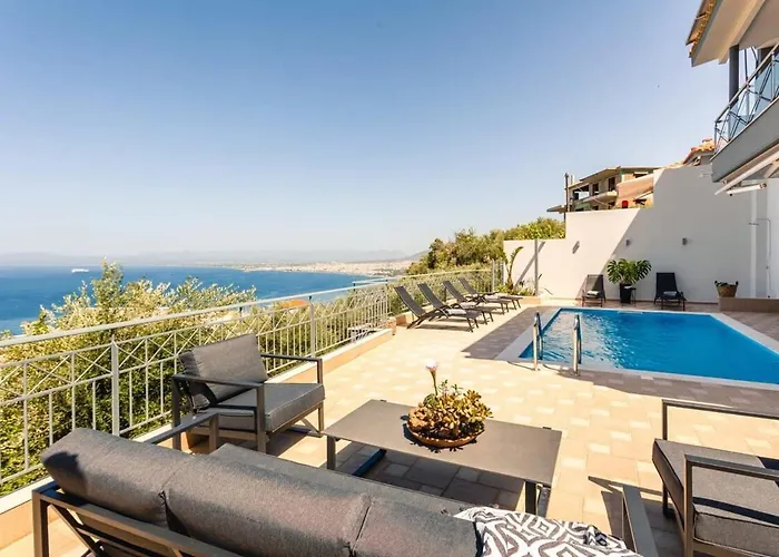 Aigli Luxury - Seaview Panoramic Retreat Βίλα Βέργα Καλαμάτας