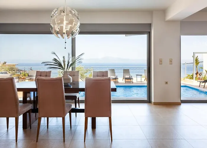 Aigli Luxury - Seaview Panoramic Retreat Vérga Kalamátasz